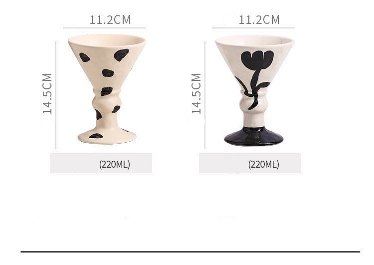 Personalized High-Value Ins Mug Household Water Cup Goblet Ceramic Milk Coffee Cup Couple Breakfast Gift