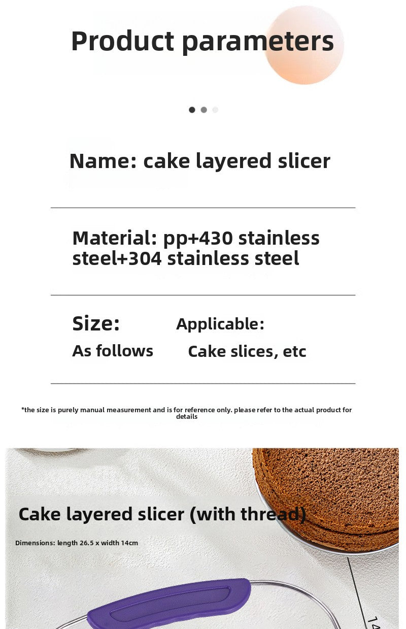 Single Line Cake Layered Cake Slicer Bread Toast Splicer Cake Baking Tools