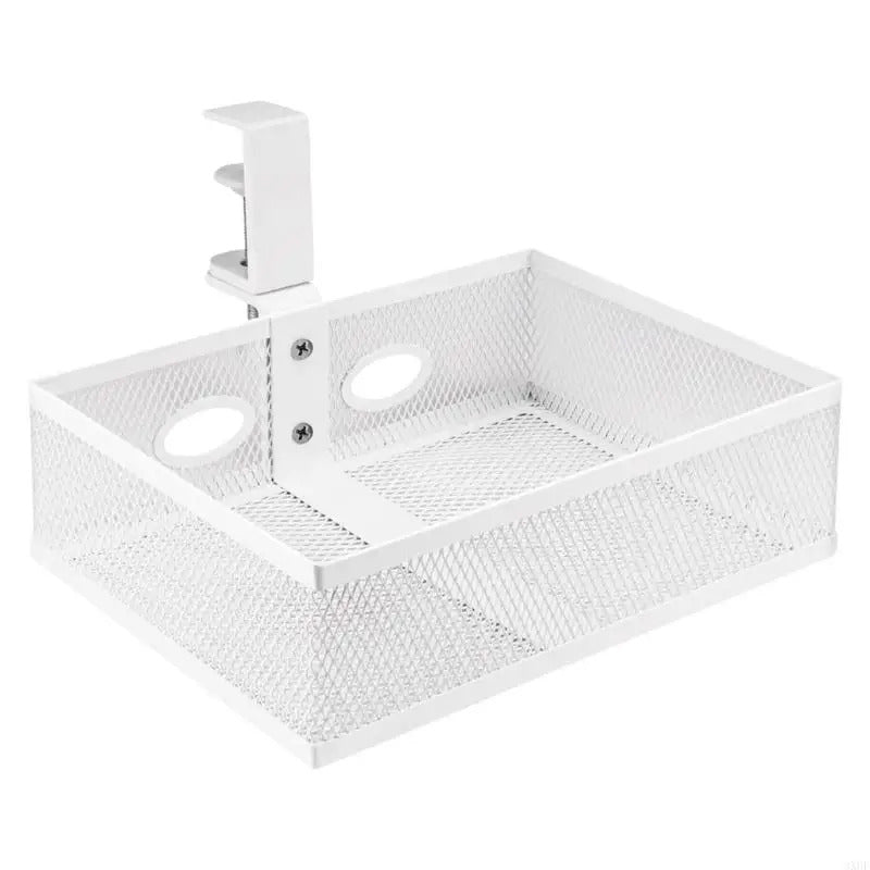 Multifunctional Tray and Basket for Office Supplies Easy Access Under Desk Storage Shelf Large Capacity Drawer