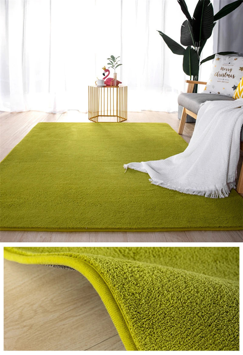 Grey Rugs Living Room Sofa Area Coral Velvet Carpet In The Bedroom Thicken Balcony Cushion Antiskid Kid Bedside Floor Home Decor