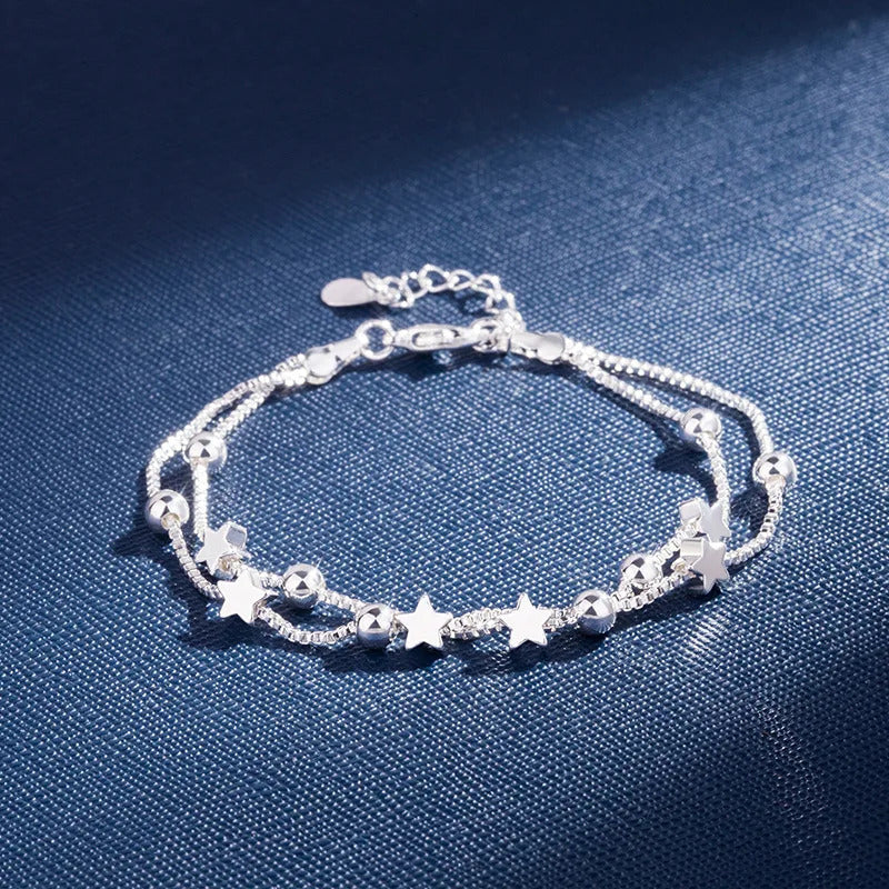 925 Sterling Silver Bracelet Woman Vintage Luxury Original Jewelry Accessories Fashion Designer Party Wedding Jewelry Gifts 2024