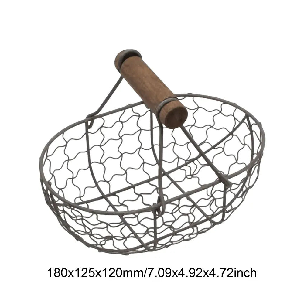 Hand-woven Flower Basket Food Storage Platters Natural Simplicity Rattan Storage Basket for Home Kitchen Storage Accessories
