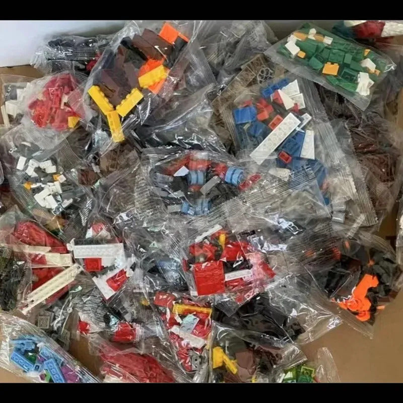 Pieces Building Blocks City DIY Creative Bricks Toys Bulk Random Model Parts Pack Figures Educational Kids Toys Children Gifts