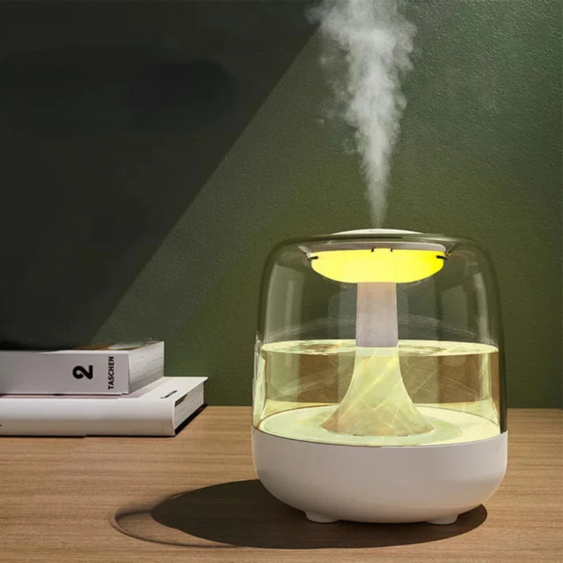 Transparent Ultrasonic Essential Oil Diffuser Cool Mist Humidifier Quiet Bedroom Desk