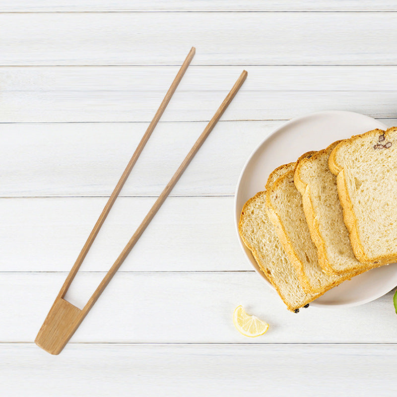 Bamboo Kitchen Barbecue Food Clip Bamboo Bread Anti-scalding Fried Steak Barbecue Fish Barbecue Cooking Cake Clip