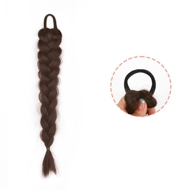 Colorful Ropes Boxing False Braids Hot Girl Sweet Cool Personality High-Temperature Fiber Handmade Braid Dreadlocks Source Factory in Stock Stable