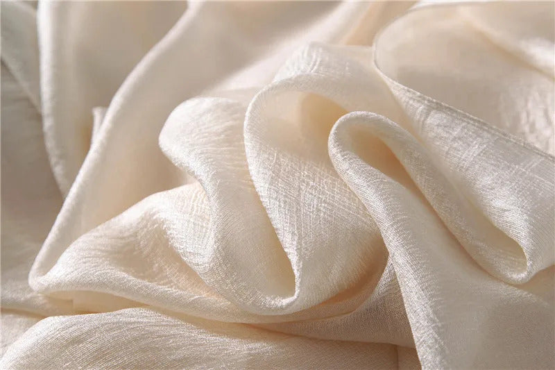 2023 Luxury Brand Women Fashion Scarf Plain Solid Silk Linen Shawls Scarves Summer Lady Bandanas Pashmina Foulard Hijab 180*90Cm