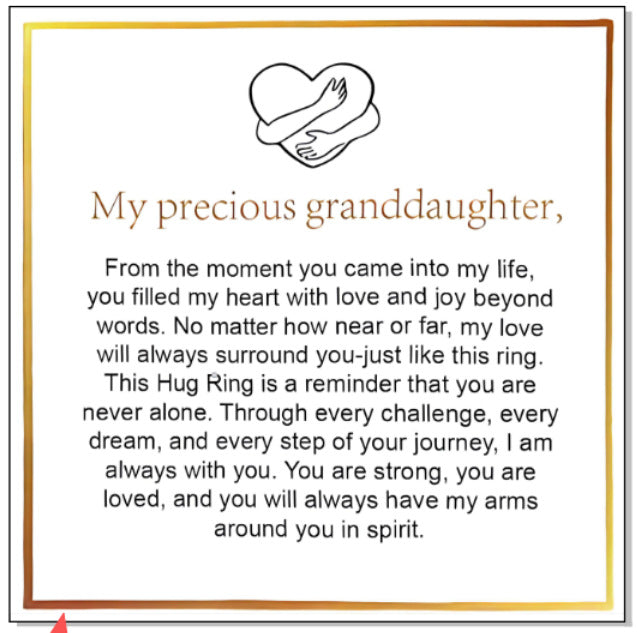 Creative Engraving Love Hug Open Adjustable Couple Hands Hug Ring Direct Sale