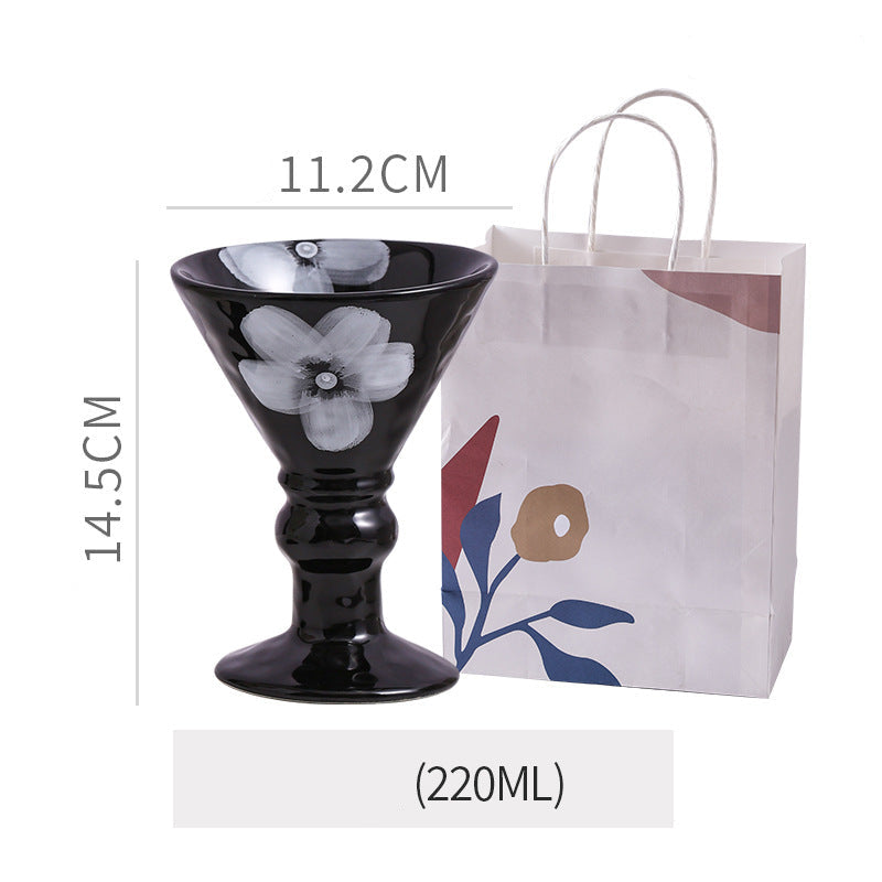 Personalized High-Value Ins Mug Household Water Cup Goblet Ceramic Milk Coffee Cup Couple Breakfast Gift