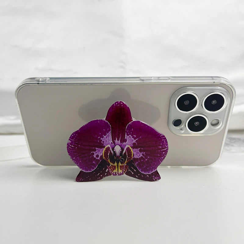 New Orchid Phone Stand Phalaenopsis Socket Grip Network Hot Talent Recommendation Foldable Cymbidium Phone Bracket For IPhone 16