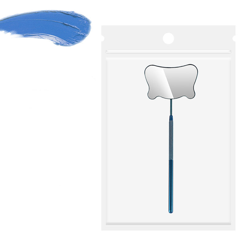 Hot-Selling Cross-Border Stainless Steel Grafting Flowering Auxiliary Tool Special Makeup Beauty Mirror Eyelash Inspection Mirror Eyelash Extensions