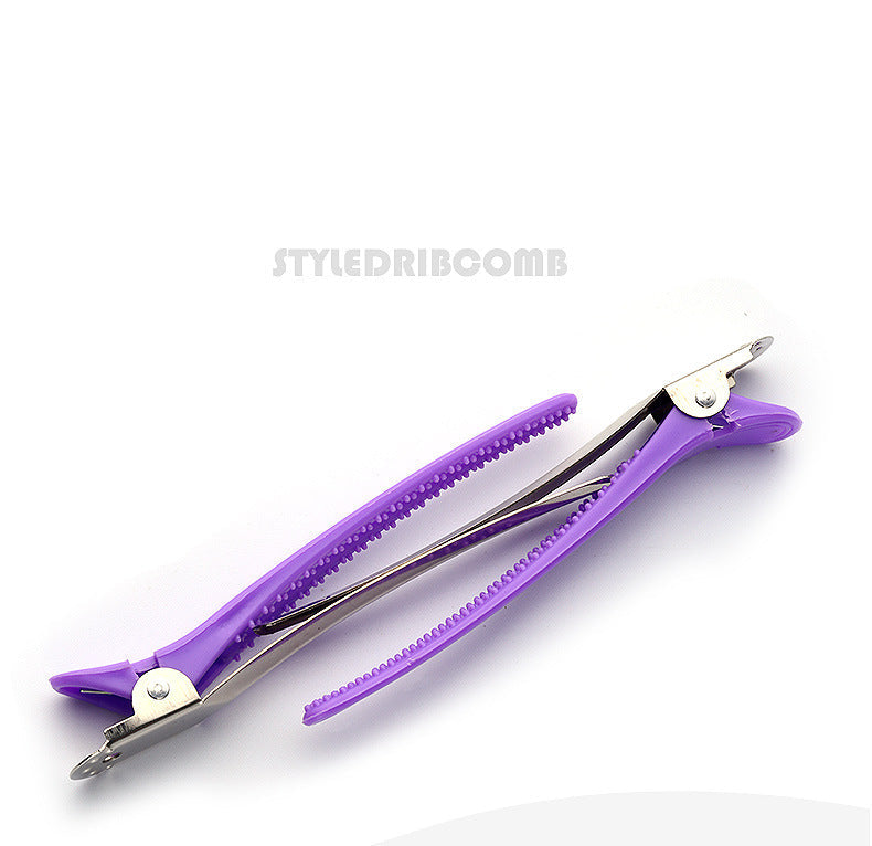 Hair Salon Haircut Hairdressing Clips Perm Dyeing Plastic Makeup No Trace Clips Bangs Positioning Sectioning Clips Duckbill Clips Large