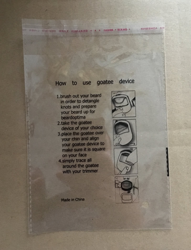 Cross-Border One Piece Dropshipping Beard Modeling Template 5-Piece Beard Modeling Template 5PCs Beard Guide 6