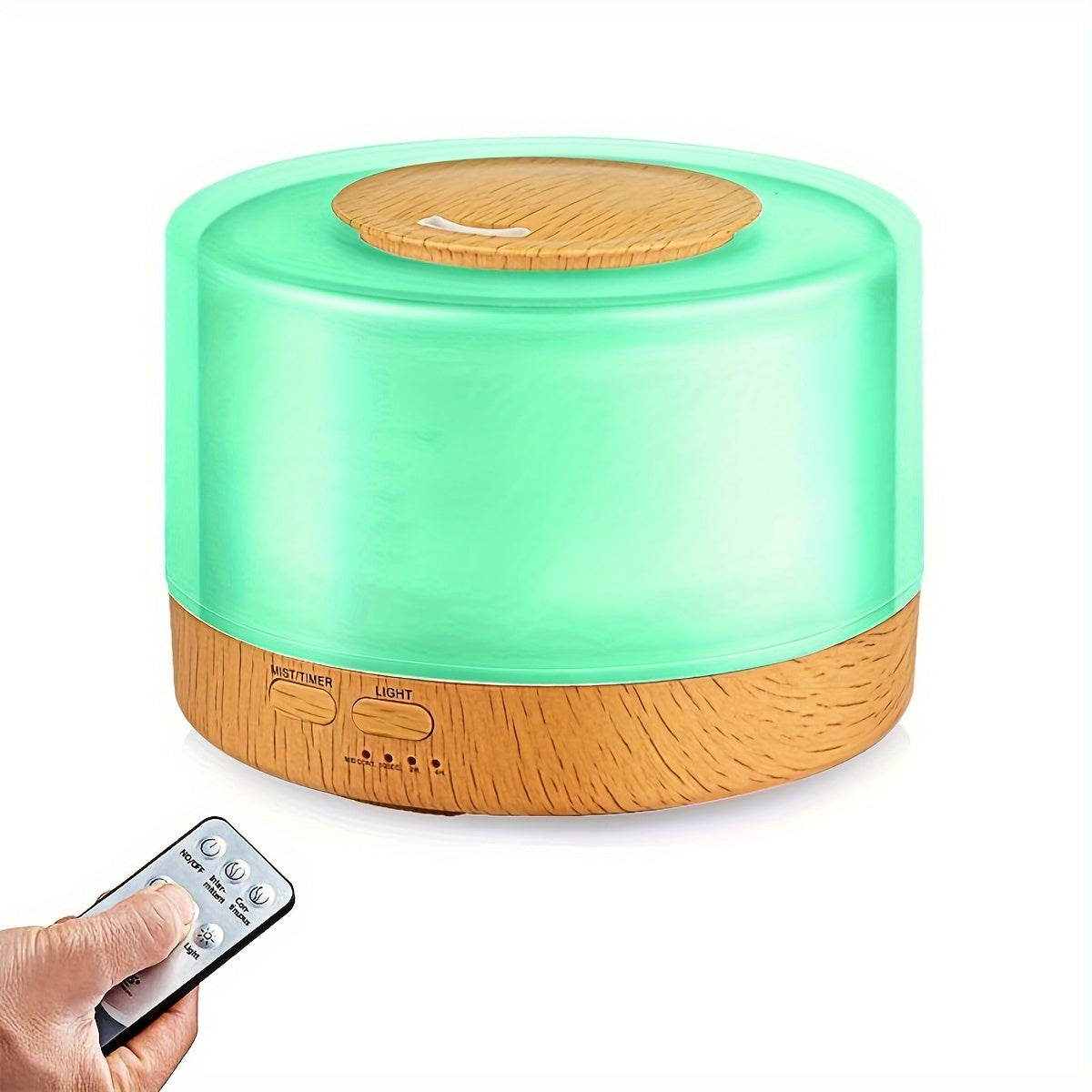 6 Essential Oils! 500ML WiFi-Controlled Aroma Diffuser - 7 Color LED Humidifier for Large Rooms | Ultrasonic Quiet Operation