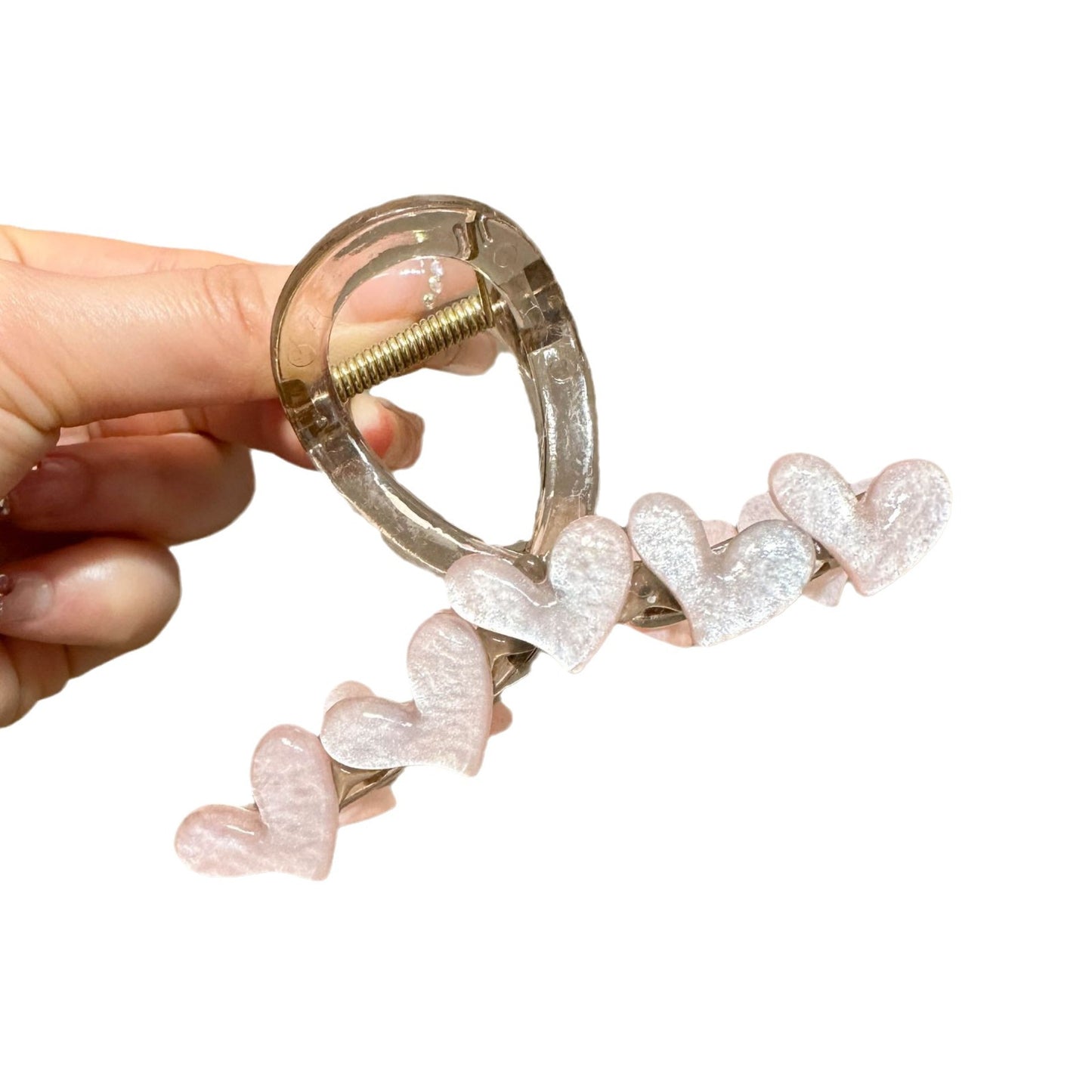 Elegant Large Hair Claw for Thick Hair, New Simple Hair Clip, Back of Head Shark Clip, Cartoon Dog Biscuit Hair Accessory