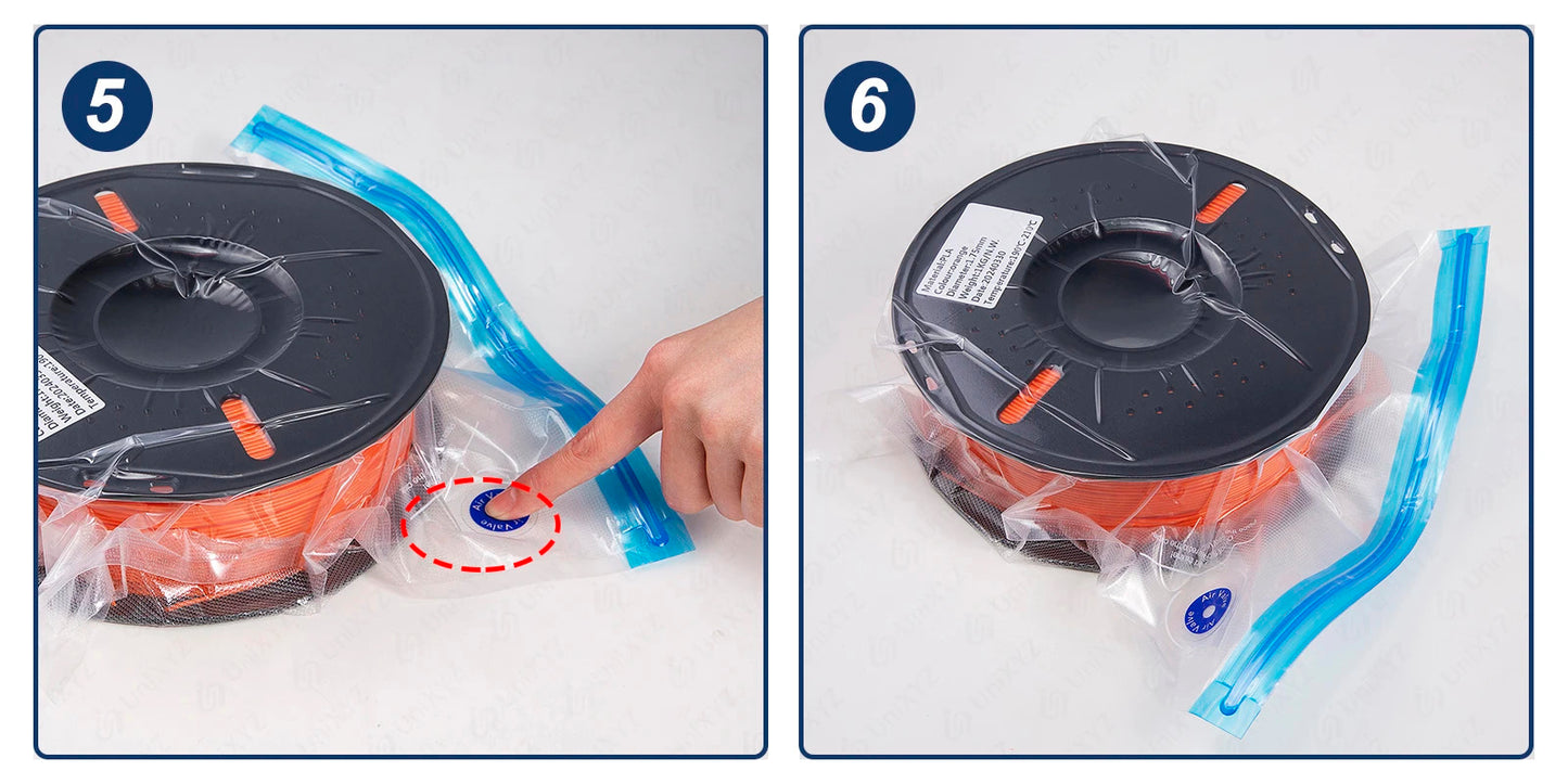 3D Printer Filament Storage Bag PLA ABS PETG Vacuum Bag Dryer Safekeep Humidity Resistant Sealing Bags Keep Filament Dry Sealed