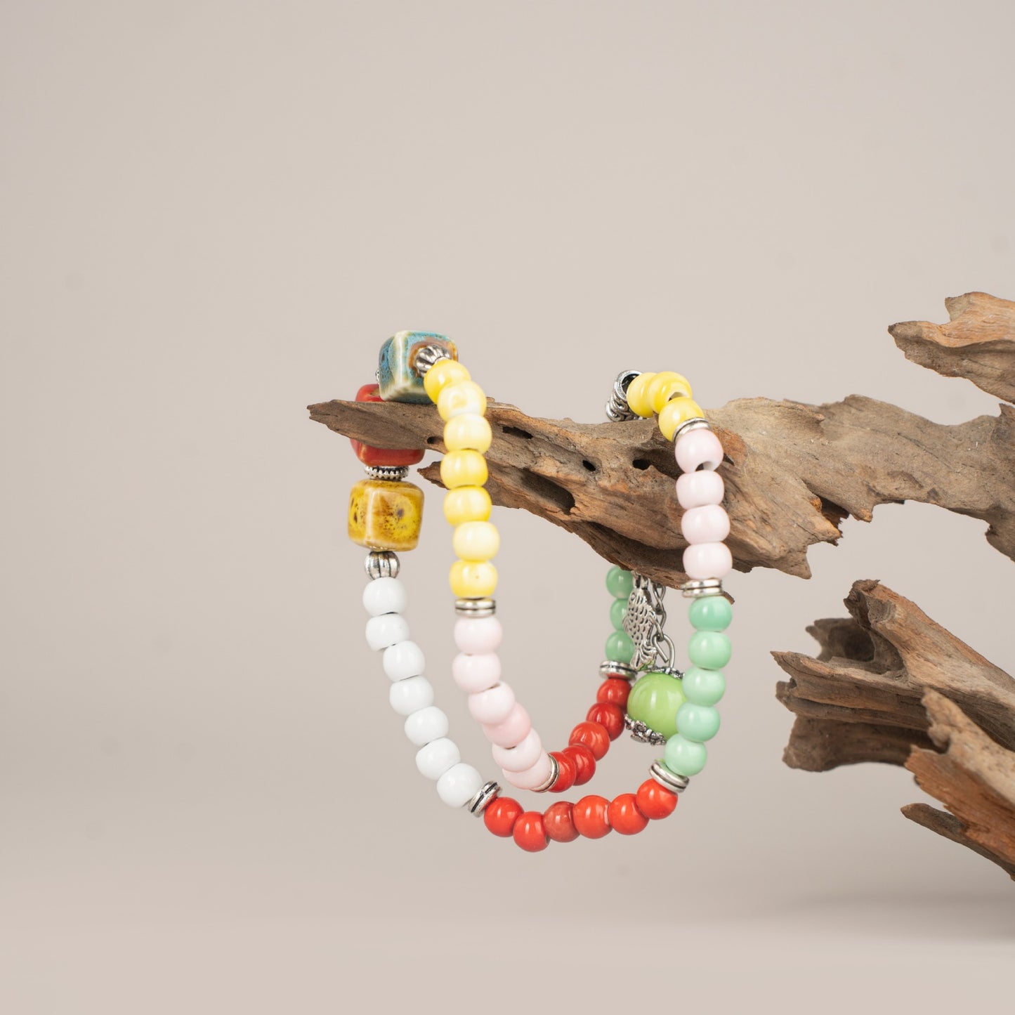 Jingdezhen Ceramic Jewelry Ethnic Style Simple Mixed Style Women's Gift Bracelet