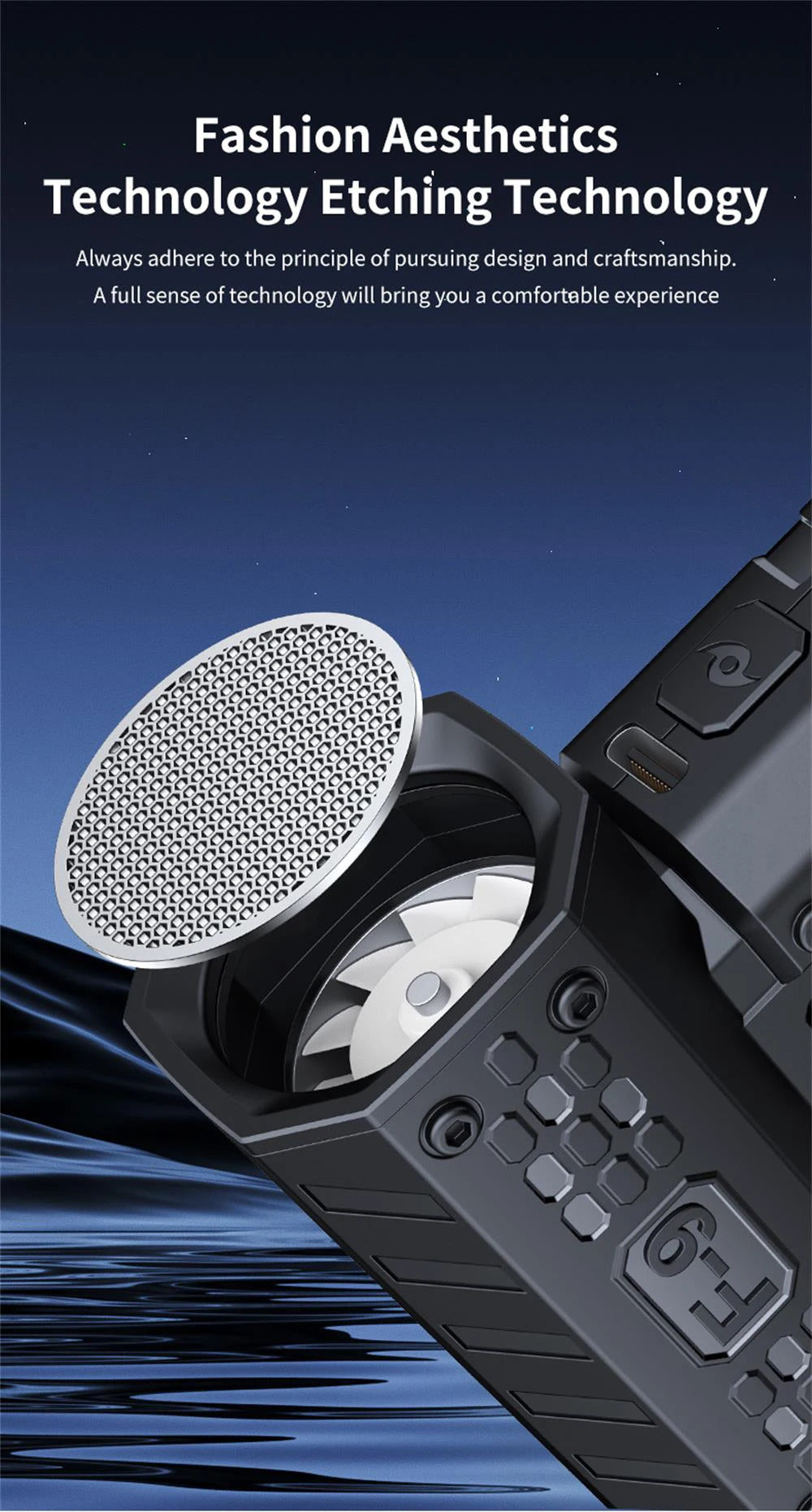 Mini Turbo Jet Fan Portable Handheld Violent Blower USB Rechargeable Strong Winds Speed Turbo Fan Outdoor Brushless Hand Fan