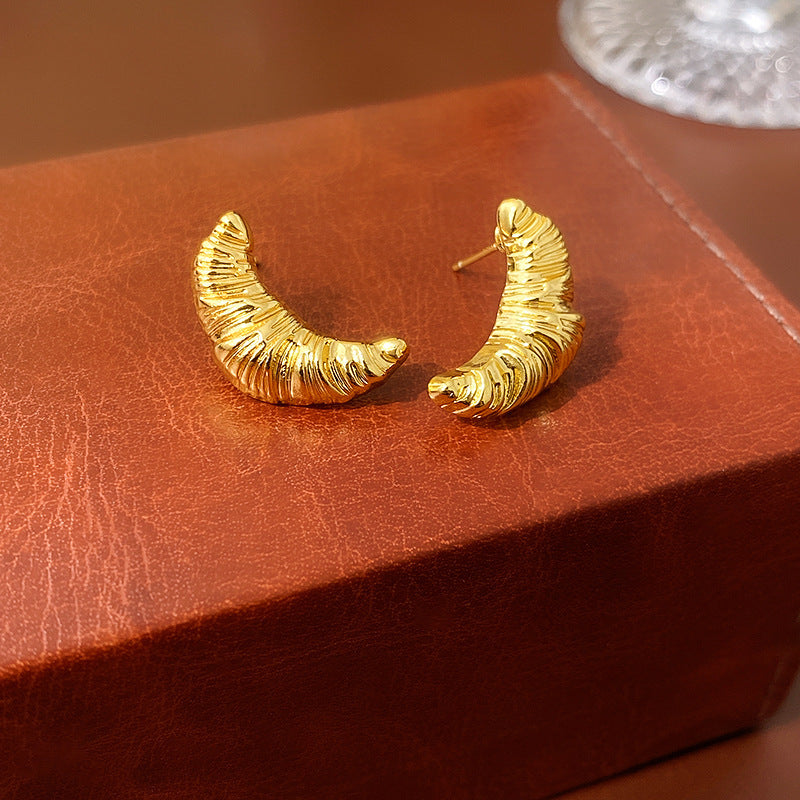 Vintage Earrings Fashion Versatile Ear Jewelry Niche Light Luxury High-end Accessories