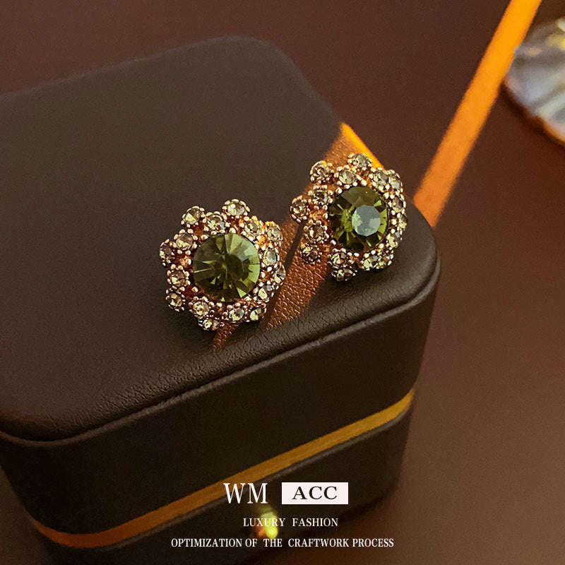 Vintage Earrings Fashion Versatile Ear Jewelry Niche Light Luxury High-end Accessories