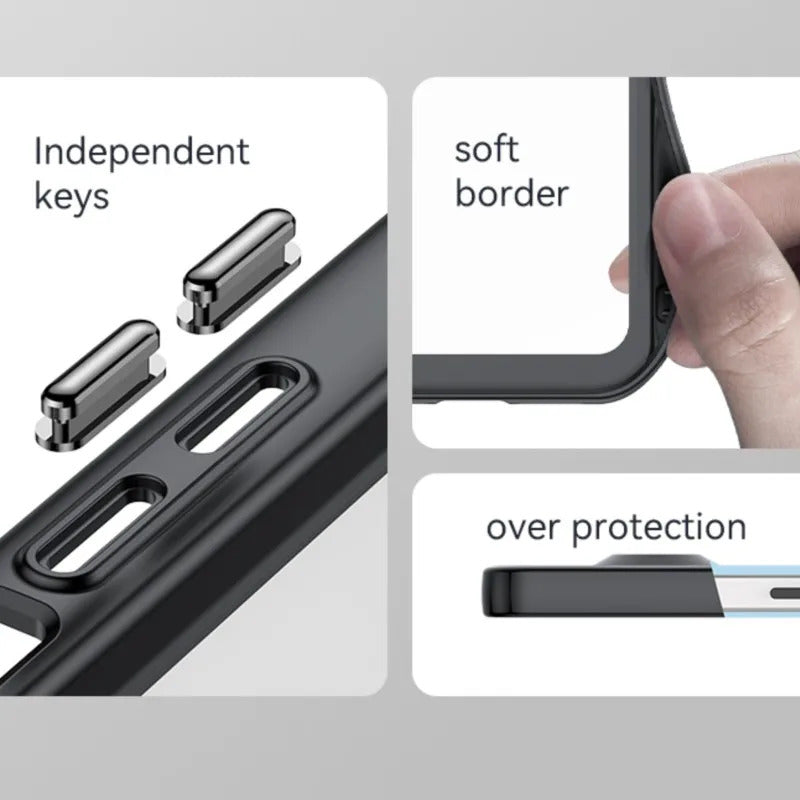 For Nothing Phone 3A Case Air Cushion Shockproof Clear Airbag Silicone TPU Back Cover Soft Case for Nothing Phone 3A phone cover