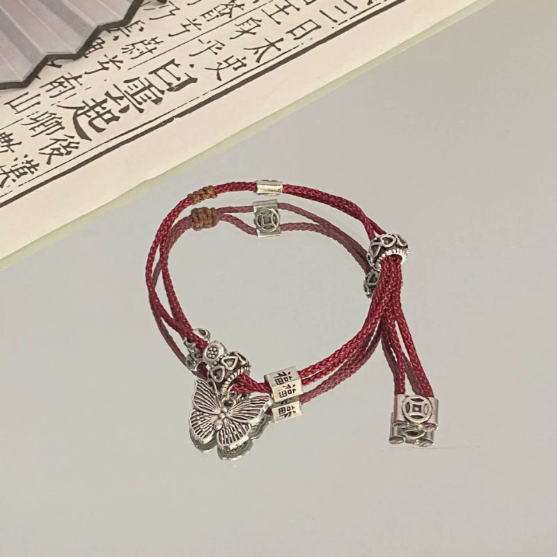 Exotic Miao Ethnic Style Multi-layer Bracelet for Girls 2025 New Cool High-end Ancient Style Unique Hand Jewelry