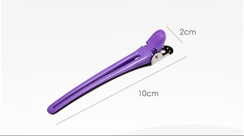 Hair Salon Haircut Hairdressing Clips Perm Dyeing Plastic Makeup No Trace Clips Bangs Positioning Sectioning Clips Duckbill Clips Large