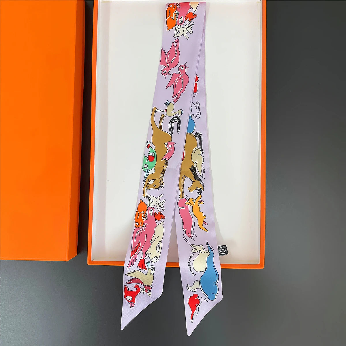 Brand Design Twill 100% Silk Scarf Luxury Fashion Scarf Women Foulard Skinny Bag Scarves New Hot Neckerchief Hair Headband