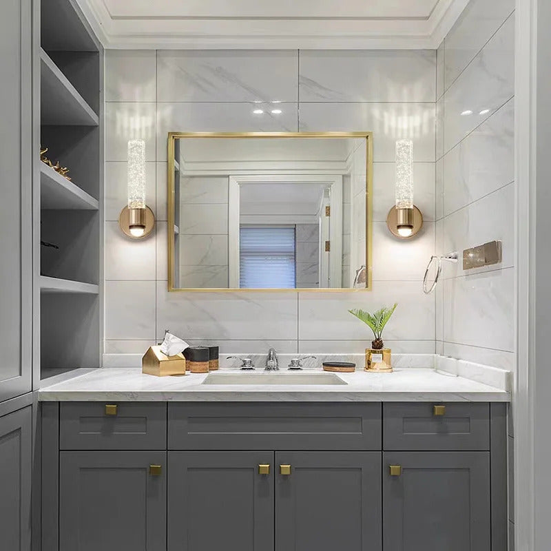 Modern Bubble Crystal Wall Lamps LED Wall Sconces Living Room Bedroom Bathroom Corridor Aisle Indoor Decor Home Hanging Lights