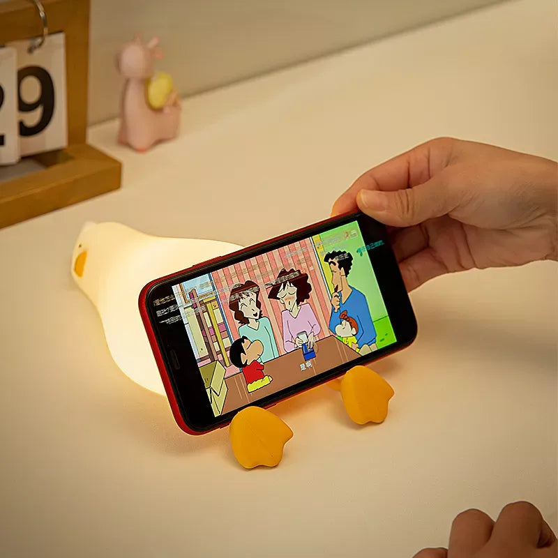 Silicone Lazy Duck Lamp