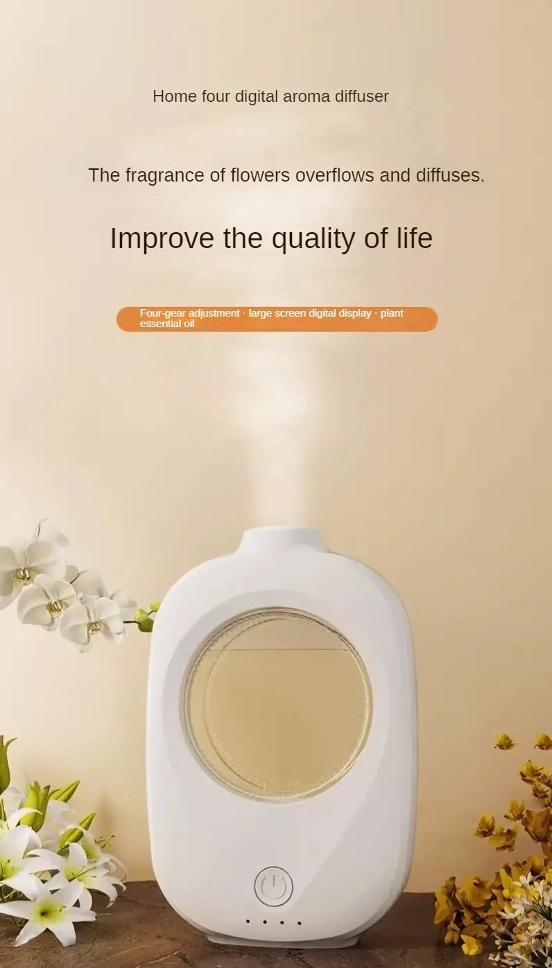 6 Modes Aroma Diffuser Wall Mounted Air Freshener Dispenser Fragrance Essential Oil Air Humidifier Aromatherapy USB Rechargeable