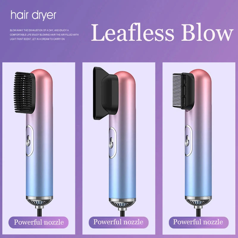 2024 Hot Selling Leafless Professional Bid Wind Quick Low Noise Dry Private Diffuser Ion Hair Processor Dryer for home salon