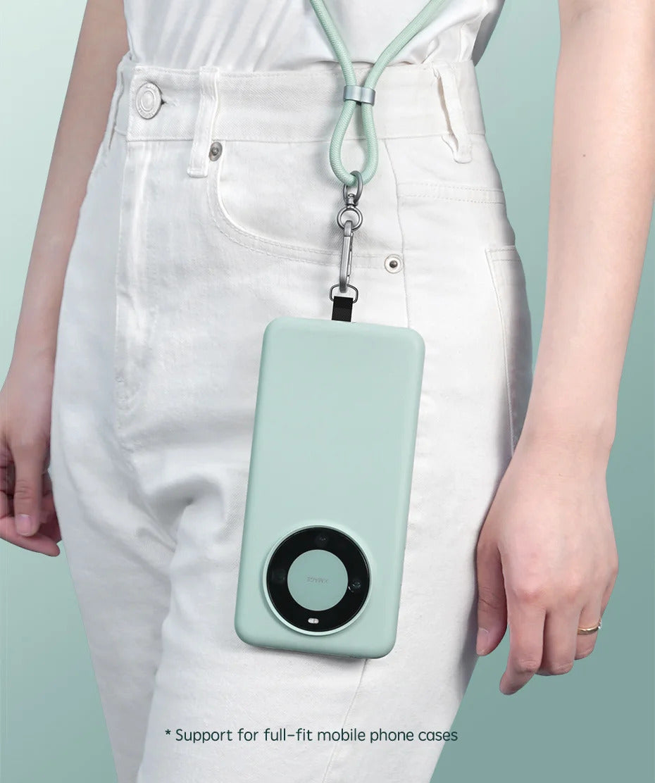 Hagibis Universal Phone Lanyard USB C Cable 2 in 1 Phone Strap C to C/C to L Charging Cord for iPhone 15 14 Pro Max Most Phones