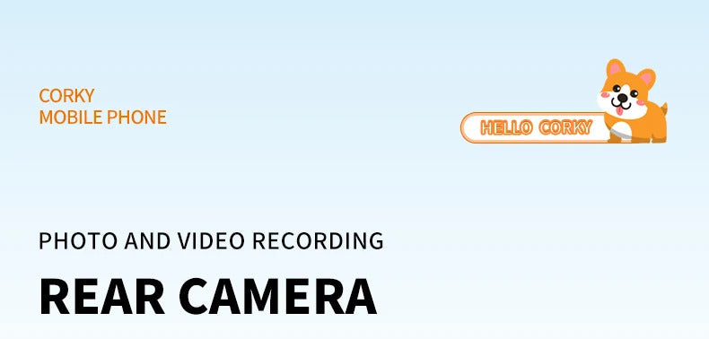 2023 New Cute Mini Koki Mobile Phone Flip Cartoon Kids Children Dual Sim 2G GSM Keyboard Botton MP3 Player Unlocked Cellphone