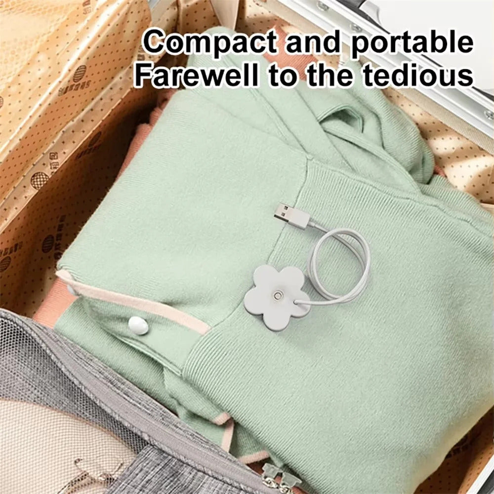 Portable Air Humidifier Petal Shaped Mini Ultrasonic Air Humidifier DC 5V 1A Aromatherapy Humidifiers Diffusers for Home Bedroom