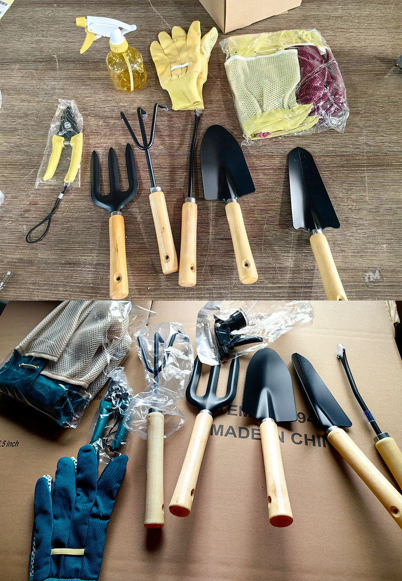 Amazon Gardening Tool Set Garden Tool Kit Scissors Gift 9-Piece Outdoor Garden Tool Set
