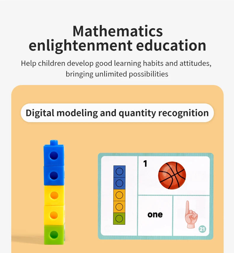 Magic Cube Puzzle Building Blocks Kindergarten Educational Color Recognition DIY Building Blocks Toys Gifts With Changing Colors