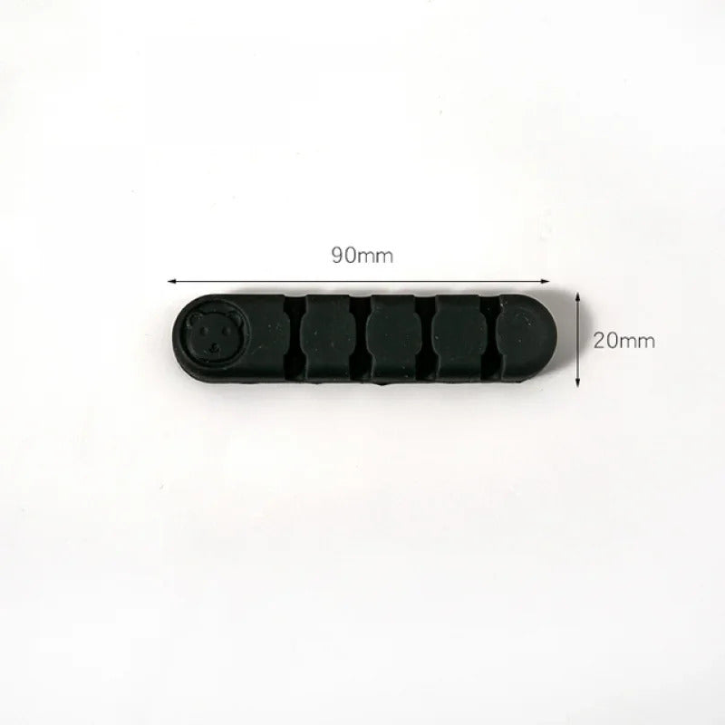 Silicone Desktop Cable Organiser Fixer Data Cable Organizer Fixed Headphone Cable Clip Wire Organizer Gods of Cable Management