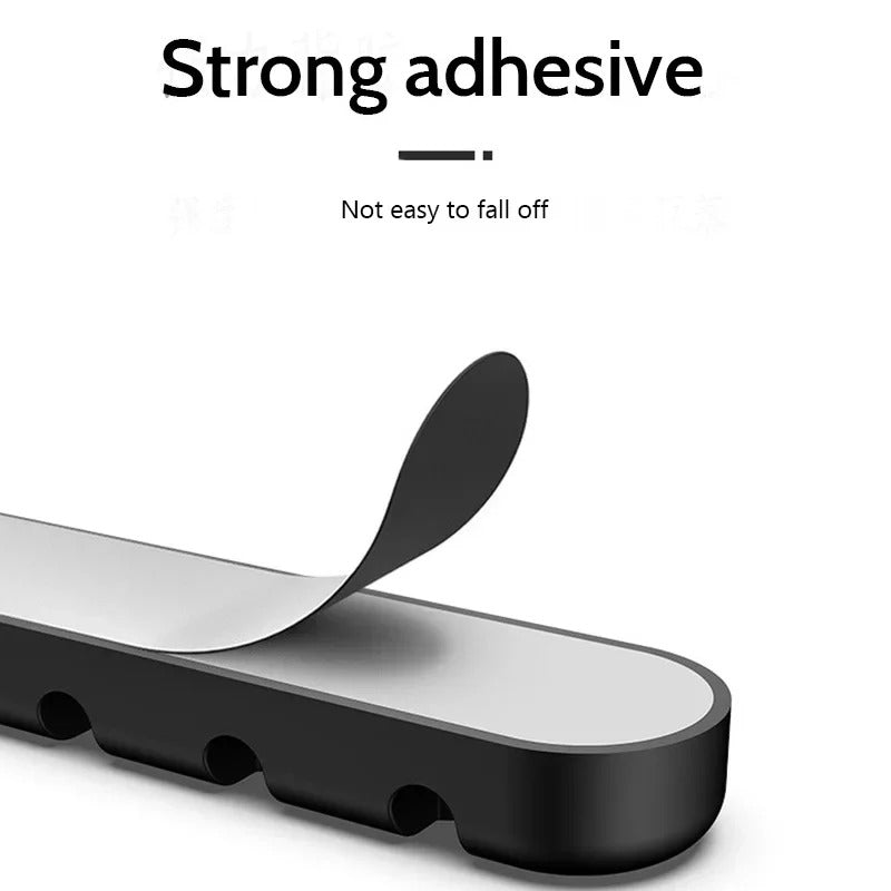 Silicone Desktop Cable Organiser Fixer Data Cable Organizer Fixed Headphone Cable Clip Wire Organizer Gods of Cable Management