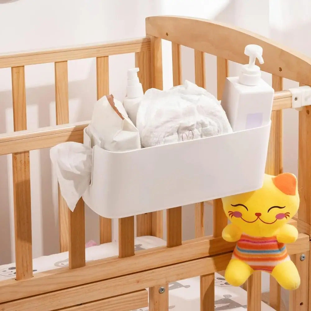 Hanging Storage Box for Bedside Sturdy PP Plastic Ready to Hang Convenient Organizer Ample Space for Essentials