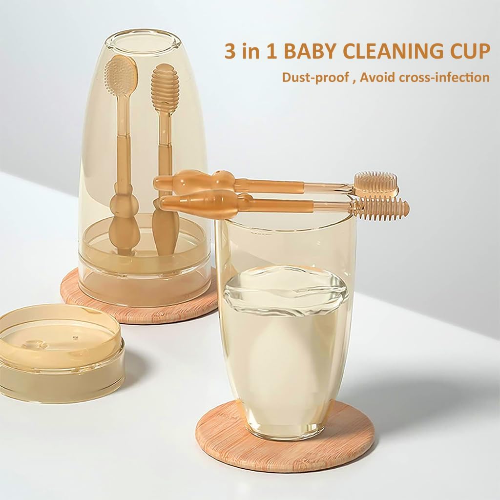 TinyTeeth 2-in-1 Baby Oral Cleaning Toothbrush (BPA Free)