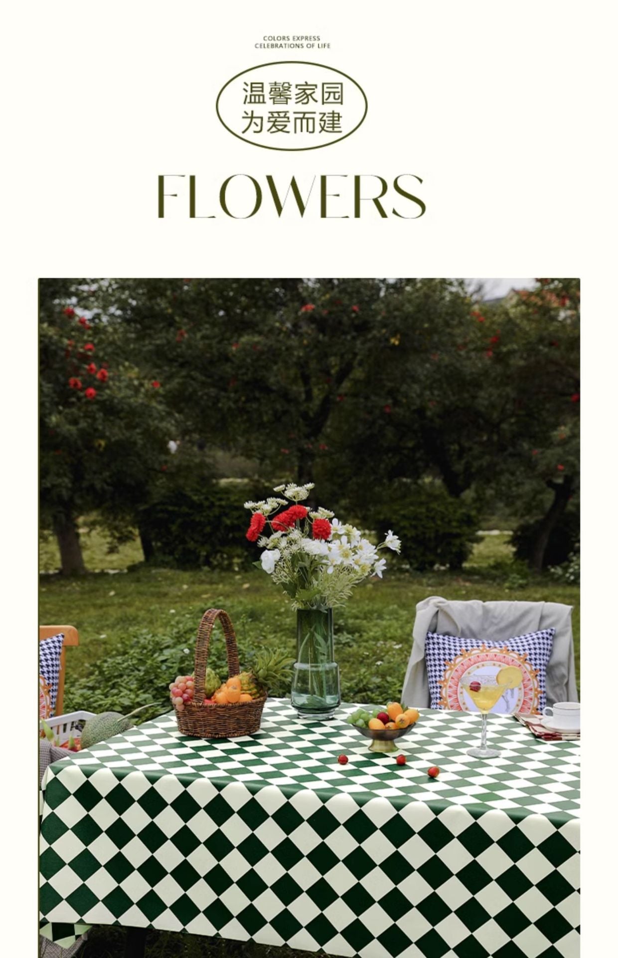 Outdoor Egg Roll Table Tablecloth Camping Picnic Table Mat Outdoor PVC Disposable Tablecloth Stall