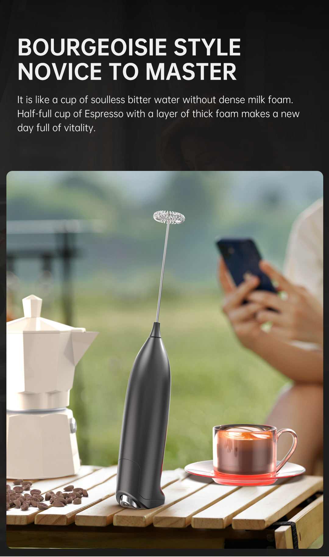 Amazon Electric Milk Beater New Stainless Steel Coffee Cream Electric Milk Beater Egg Beater Portable Blender