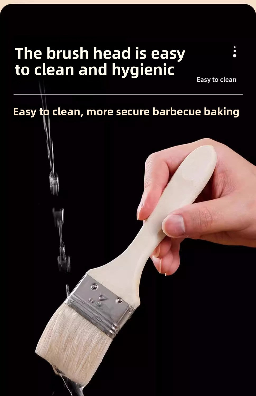 Barbecue Brush Brushing Oil Oil Brush Barbecue Oil Kitchen Pancake Brushing Oil Sauce Household Soft Fur No Lint, No Burning, No Rotten Baking