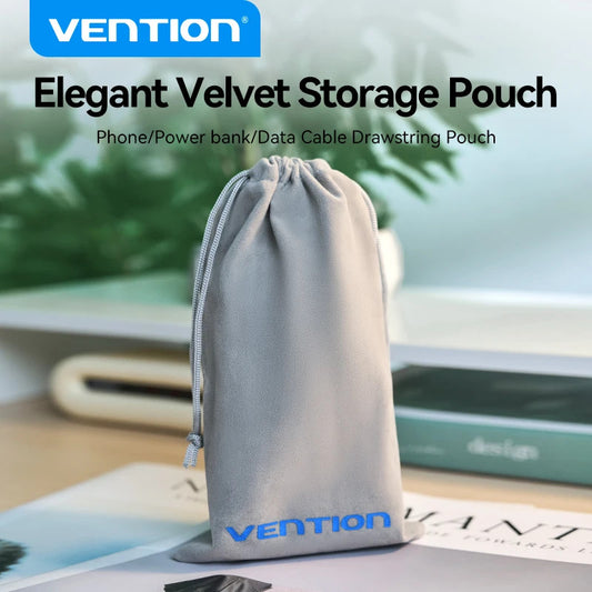 Vention Power Bank Case for iPhone 16 15 14 Xiaomi Earphone Waterproof Phone Pouch Powerbank Storage Bag Mobile Phone Accessorie