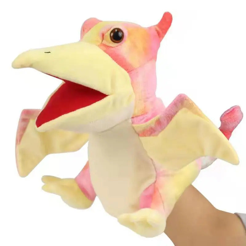 Stuffed Plush Dinosaur Toys Hand Finger Story Puppet Kawaii Dolls Educational Baby Toys Tyrannosaurus Rex Children Gift