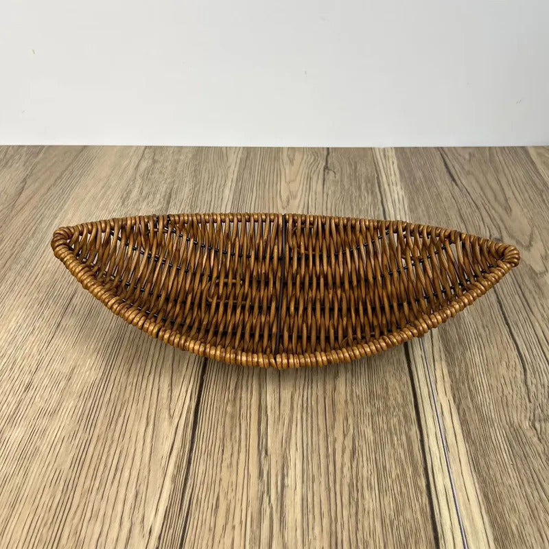 Kitchen Food Serving Baskets Large Capacity Kitchen Food Storage Basket for Bread Candy Fruit Vegetable