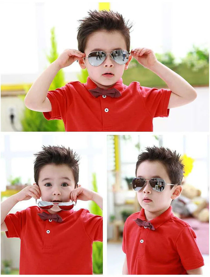 Retro Kids Sunglasses UV400 Brand Designer New Trend Children Sun Glasses Luxury Shades Baby Boys Girls Eyewear Gafas De Sol