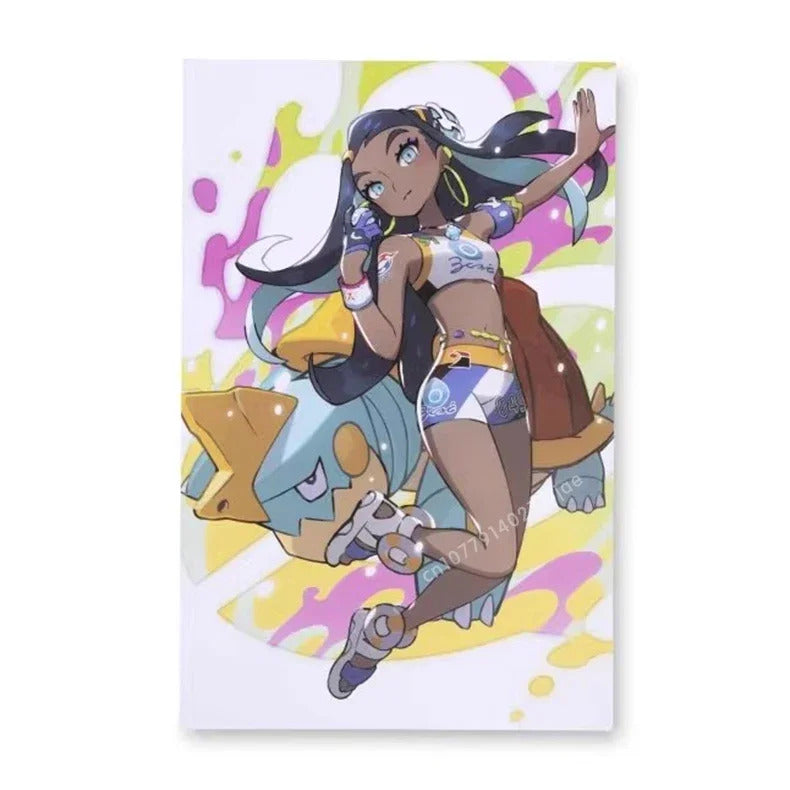 American Version of PokeMon Center Trainers Series Little Youmali, Salina, Chibana Posters, Home Canvas Hanging Paintings