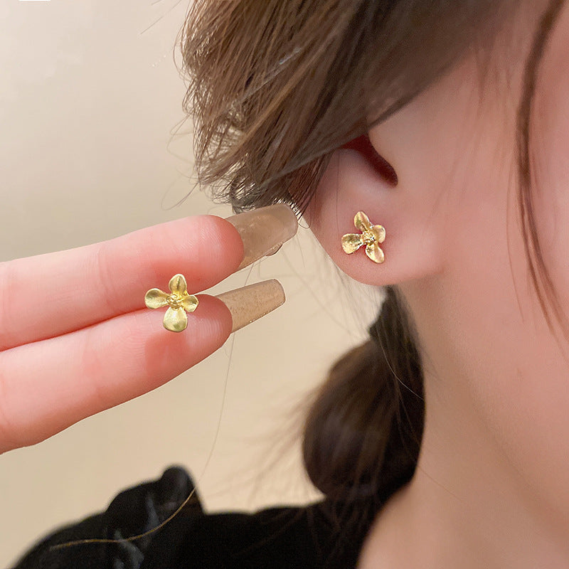 Vintage Earrings Fashion Versatile Ear Jewelry Niche Light Luxury High-end Accessories